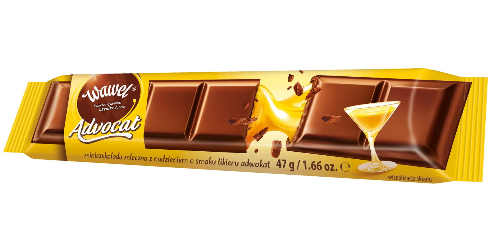 WAWEL ADVOCAT MINI CHOCOLATE 47G