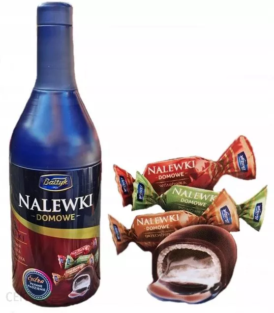Likworki chocolates with flavoured spirits cherry, walnut, and quince in 25% chocolate 120g - Image 2