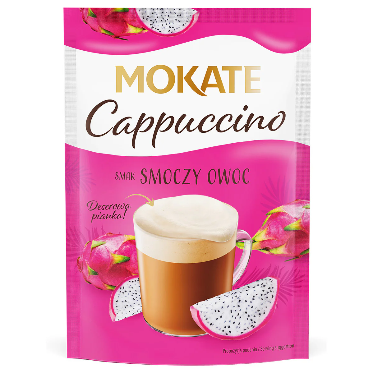 Mokate Cappuccino with Dragon Fruit flavor, 40 g