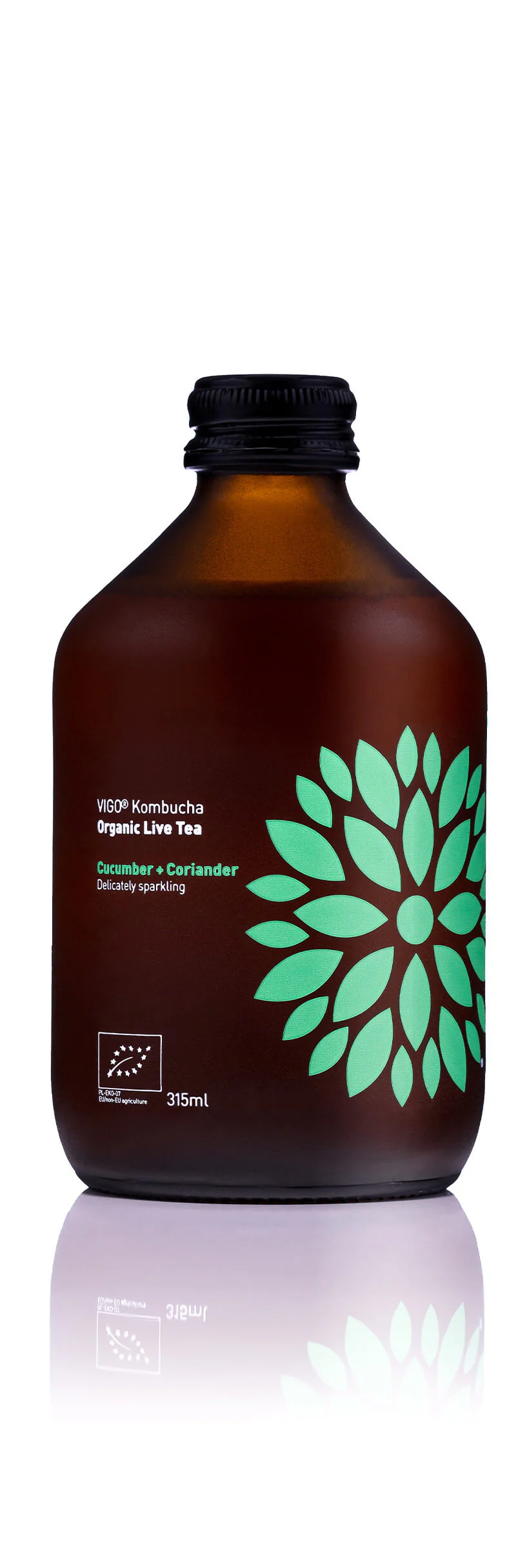 Organic Gluten-Free Kombucha Cucumber Coriander 330ml